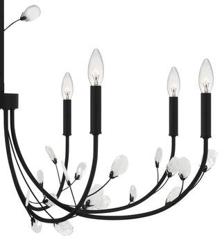 Quoizel HEI5040 Heiress 8 Light 40"W Taper Candle Style - Bronze Gold