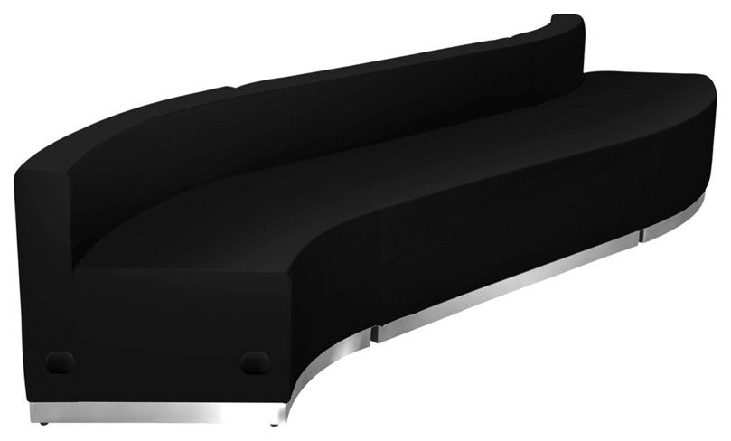 Hercules Alon Series Black Leather Reception Configuration, 3 Pieces