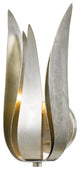 Crystorama Broche 1-Light Antique Silver Wall Mount