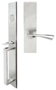 Breeze Lever, Mortise Dummy Handleset, Left Hand, Satin Stainless Steel