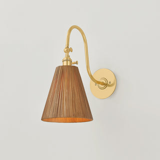 Hudson Valley Lighting Ruthin Wall Sconce, Aged Brass