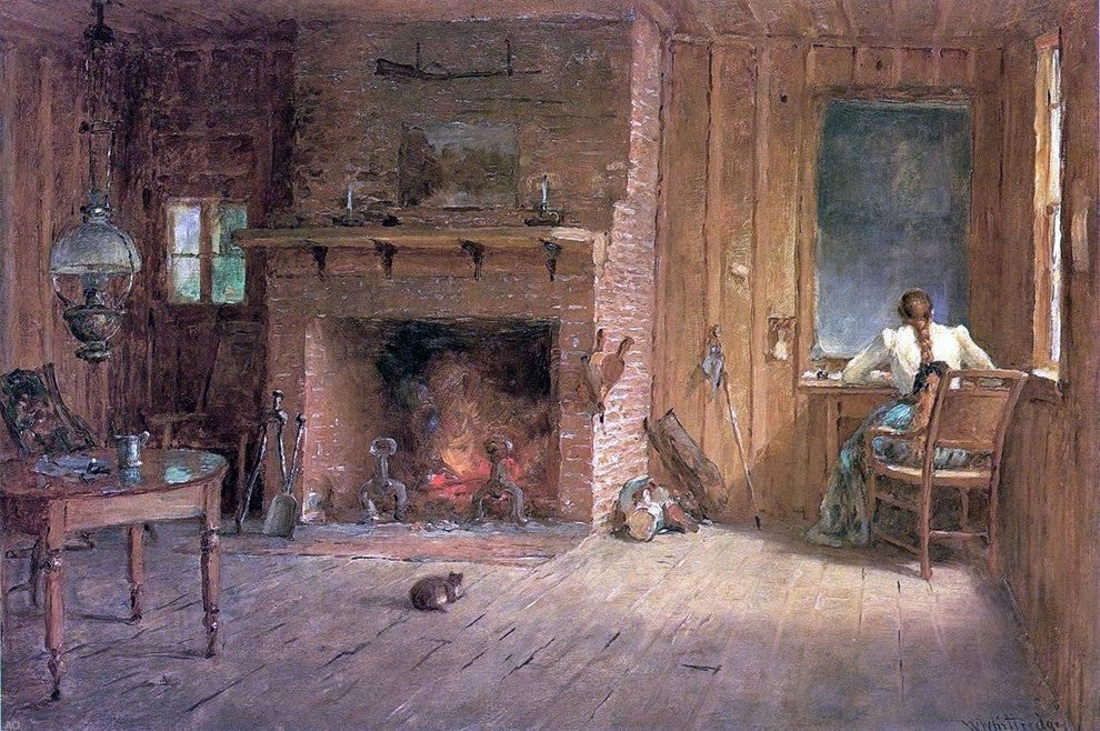 Thomas Worthington Whittredge The Club House Sitting Room Wrapped Canvas