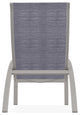 Kendall Sling Stackable Outdoor Lounge Chair, Brooks/Warm Gray