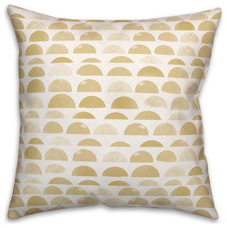 Half Circles 5 16x16 Indoor / Outdoor Pillow