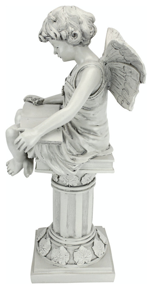 British Reading Fairy Statue