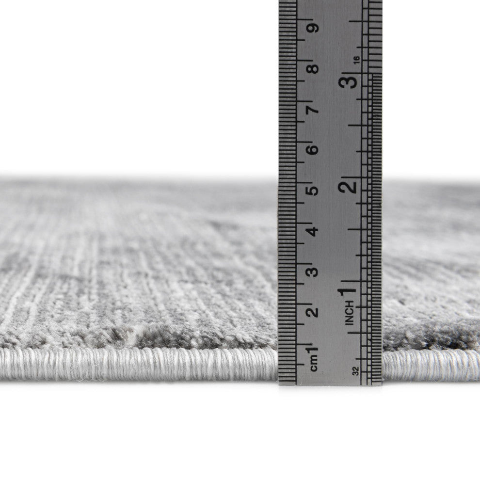 Unique Loom Kate Finsbury Rug, Gray, 2'x9'10" Runner