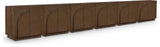 Navona Oak Veneer Sideboards / Buffet, Brown, 6pc