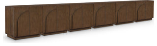 Navona Oak Veneer Sideboards / Buffet, Brown, 6pc