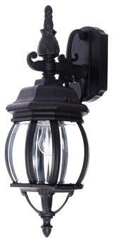 Maxim Lighting Crown Hill 1-Light Outdoor Wall Lantern Black - 1030BK
