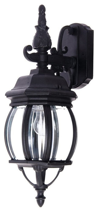 Maxim Lighting Crown Hill 1-Light Outdoor Wall Lantern Black - 1030BK
