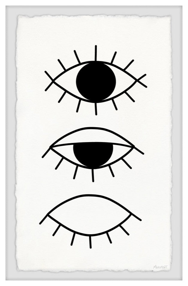 "Sleepy Eye" Framed Painting Print, 8x12