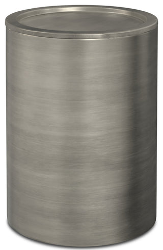 Corbin Metal Side Table, Antique Silver