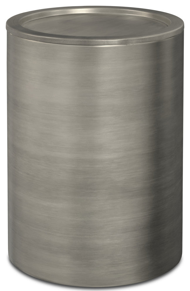 Corbin Metal Side Table, Antique Silver