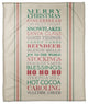Holiday Words 2 50x60 Coral Fleece Blanket