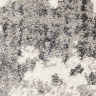 Ashton Distressed Shag Grey/Ivory Area Rug, 5.3X7.6