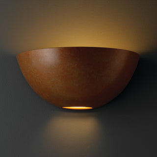 Ambiance Large Metro, Wall Sconce, Rust Patina, Incandescent