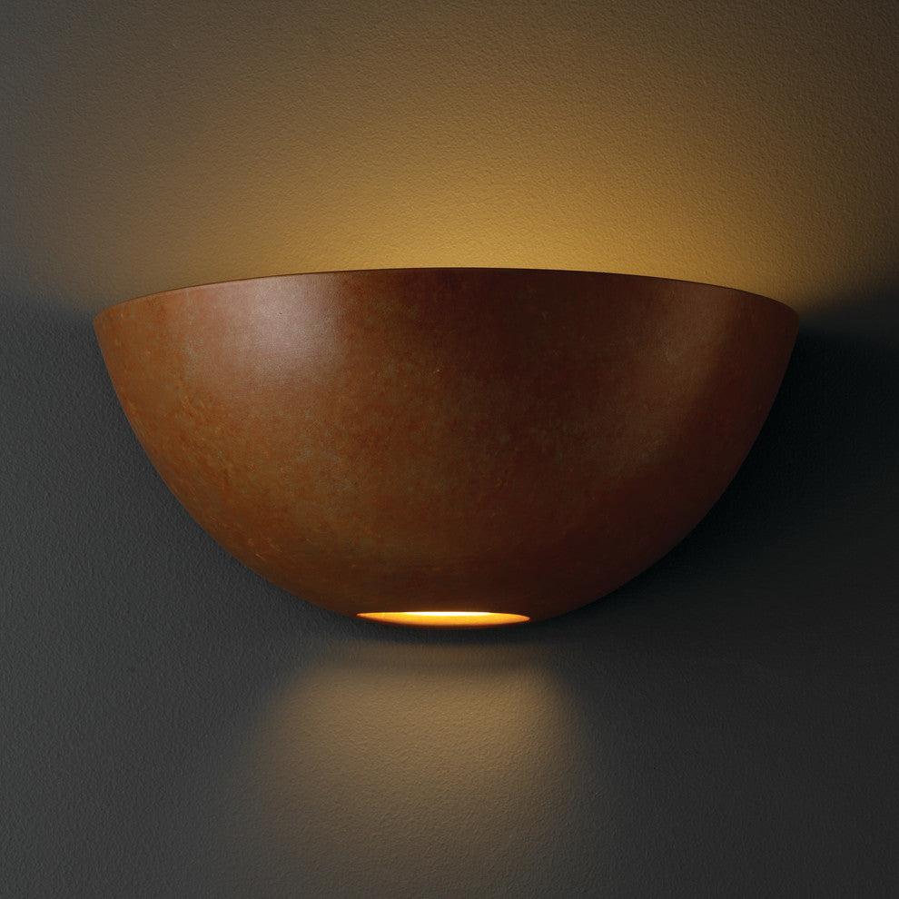 Ambiance Large Metro, Wall Sconce, Rust Patina, Incandescent