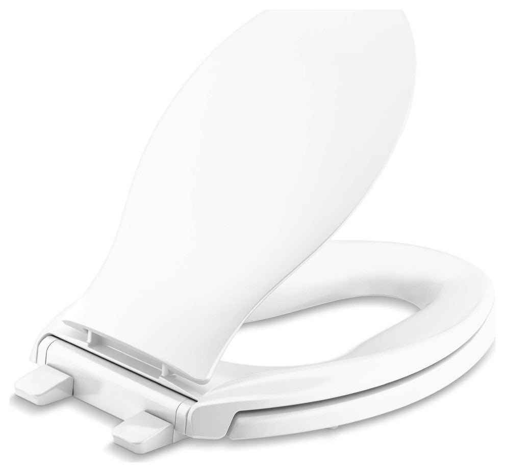 Kohler K-4732-RL Transitions Elongated Closed-Front Toilet Seat - White