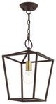 Devone 1 Light Bronze Lantern