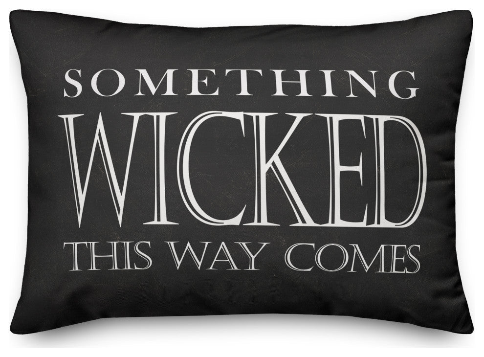 Something Wicked This Way  14x20 Throw Pillow