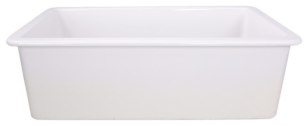 Nantucket Sinks Dualmount Fireclay Kitchen Sink Wellfleet, 32"