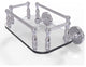 Prestige Skyline Wall Mounted Glass Guest Towel Tray, Polished Chrome