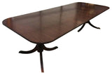 Cathedral Mahogany Double Pedestal Dining Table by Leighton Hall