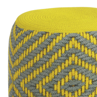 Kent Round Woven Outdoor/ Indoor Pouf