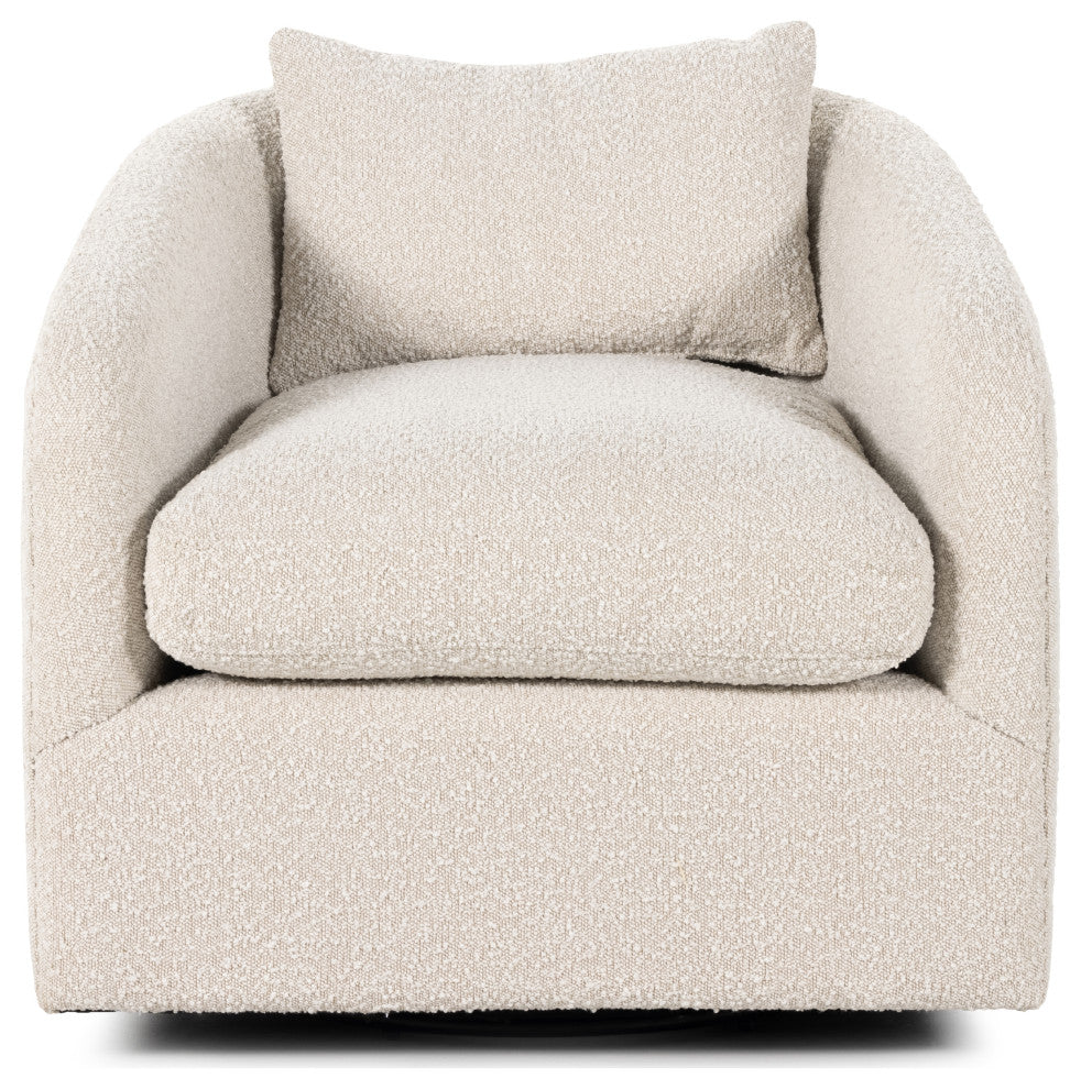 Topanga Swivel Chair-Knoll Natural