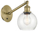 Innovations 317-1W-AB-G124-6-LED 1-Light Sconce, Antique Brass