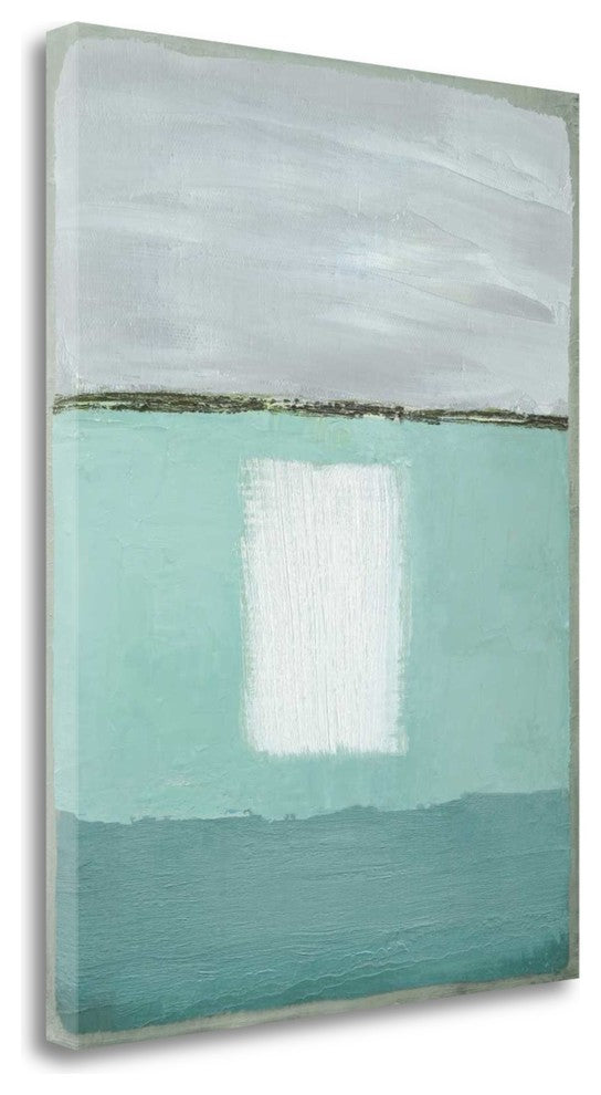 "Azure Blue II" By Caroline Gold, Giclee Print on Gallery Wrap Canvas