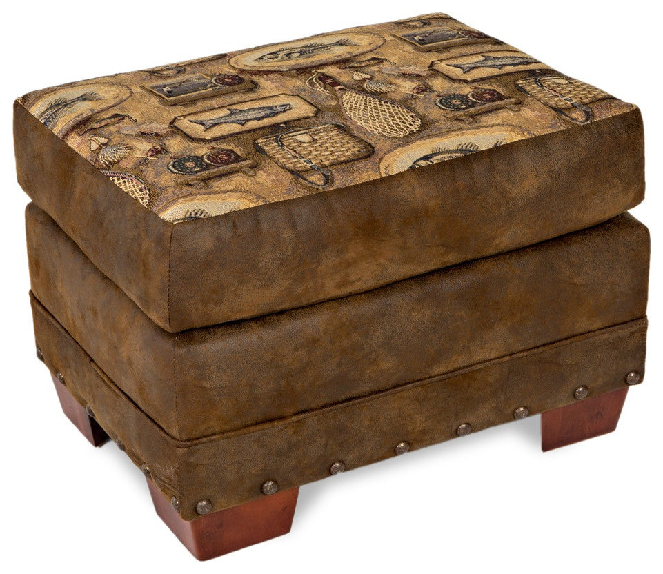 American Furniture Classics Model 8500-80 River Bend Ottoman