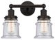 Innovations 616-2W-OB-G184S Canton 2 Light Bath Vanity Light, Oil Rubbed Bronze