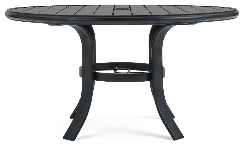 Slat Top 42" Round Chat Table, Night