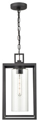 1 Light 9 in. Textured Black Outdoor