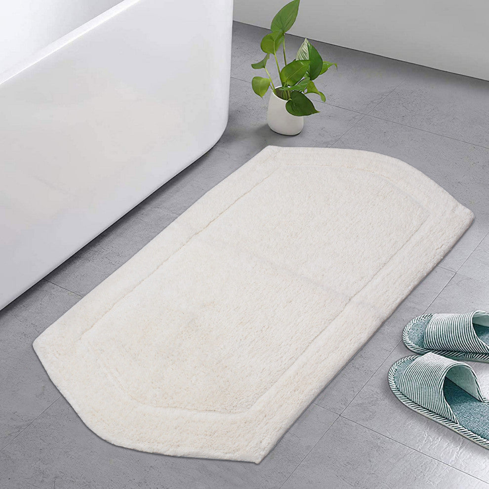 Waterford Bath Rug, 24"x40", Ivory