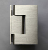 78"x41"x32" Frameless 90 Degree Shower Enclosure Wall Hinge, Brushed Nickel