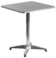 Flash Furniture Aluminum 23.5" Square Bistro Table