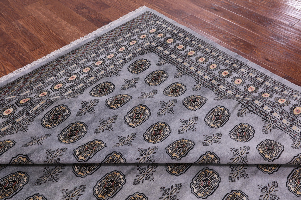 8' 4" X 10' 10" Silky Bokhara Hand-Knotted Wool Rug - Q15628