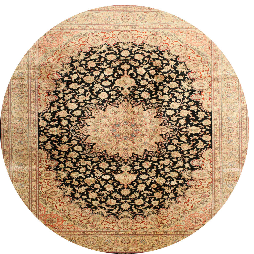 Ahgly Company Indoor Round Traditional Area Rugs, 3' Round
