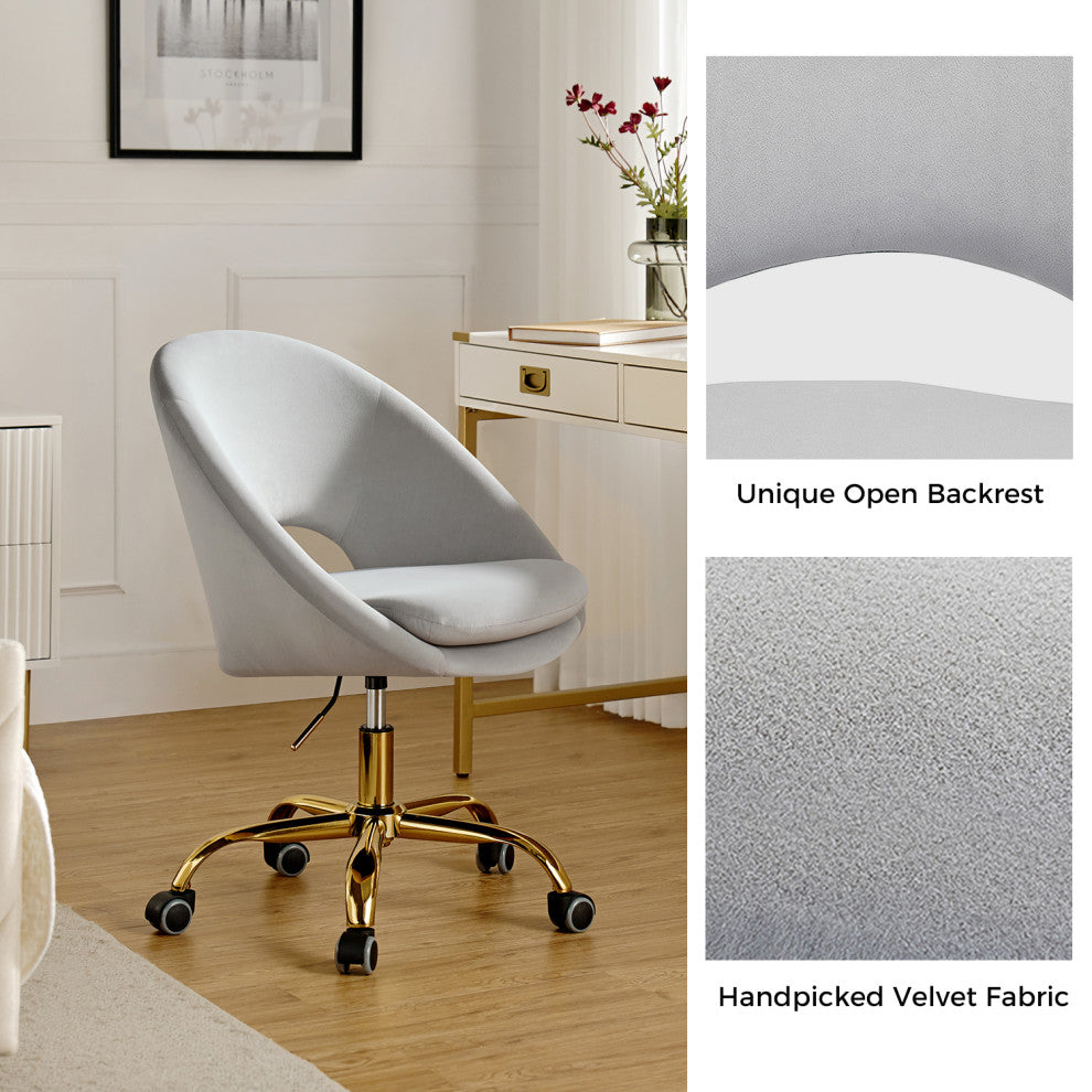 Savas Task Chair, Gray
