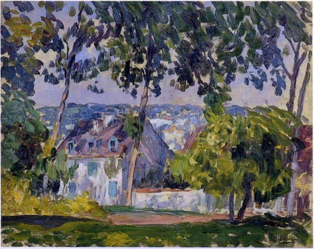 Henri Lebasque House in the Trees, 20"x25" Wall Decal