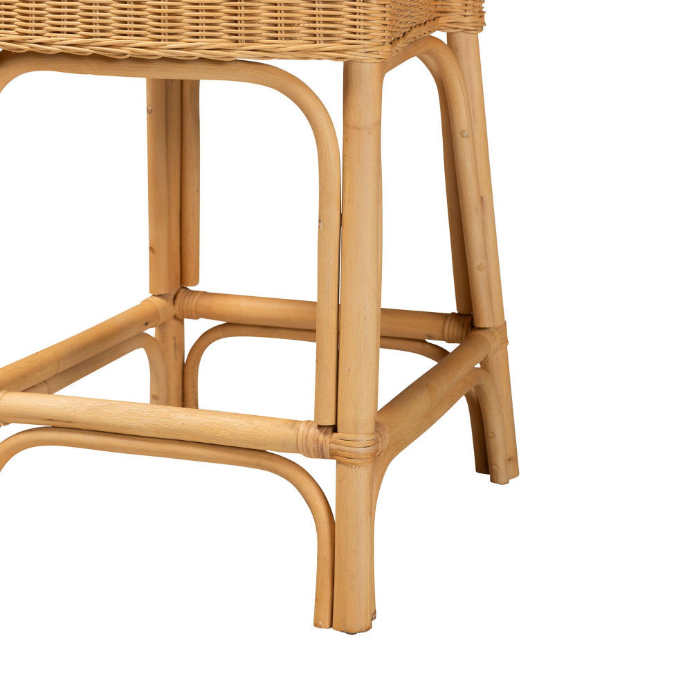 Becca Natural Rattan Counter Stool
