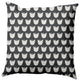 Simple Tulip Design Decorative Throw Pillow, Pepper, 16"x16"