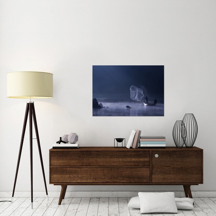 "Capture The Light" Stretched Canvas Giclee by Nunu Rizani, 40x28"