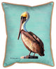 Betsy Drake Pelican Extra Large 24 X 20 Indoor / Outdoor Teal Pillow