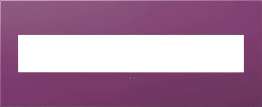 Adorne 6-Gang Wall Plate, Plum