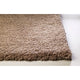 KAS Bliss 1551 Beige Shag Area Rug, 5' x 7'