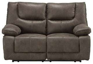 ACME Harumi Loveseat, Power Motion, Gray Leather-Aire
