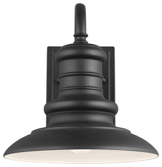 Redding Station Small Lantern, Textured Black